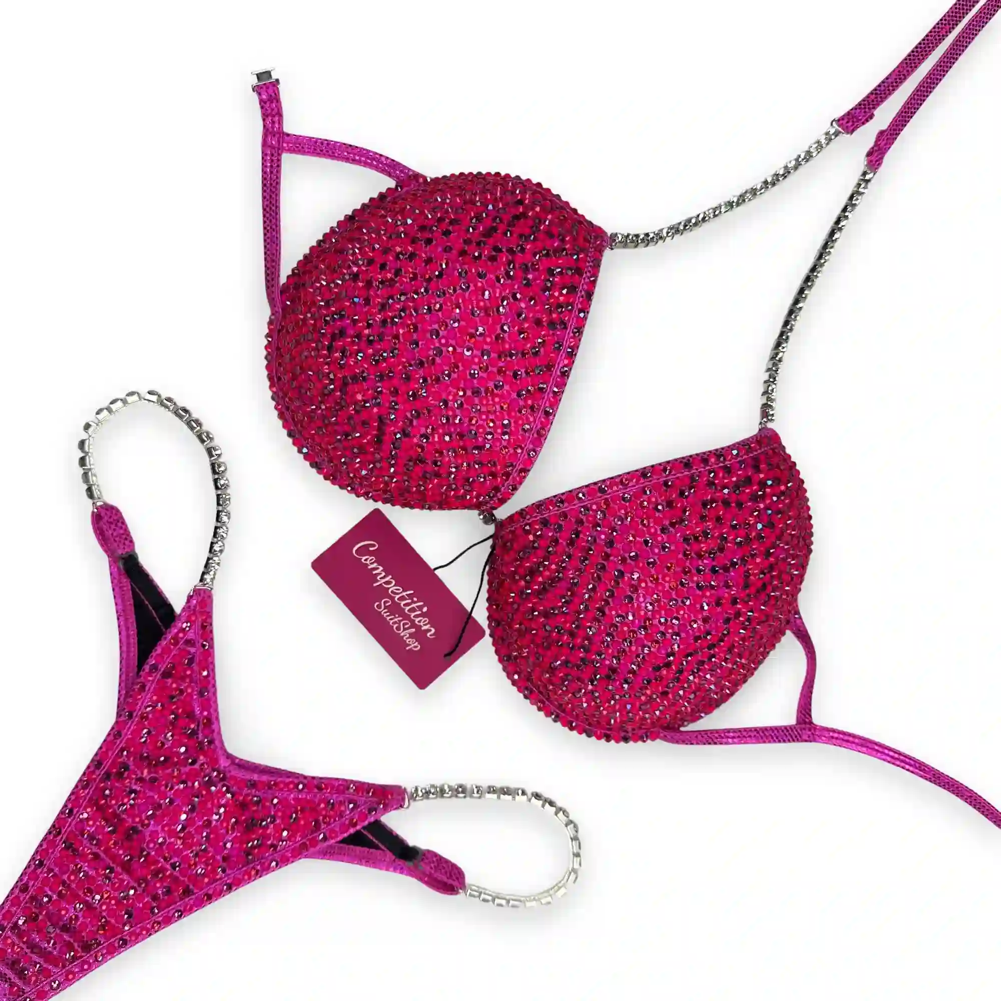Bright Pink Blaze Crystal Wellness Suit B215